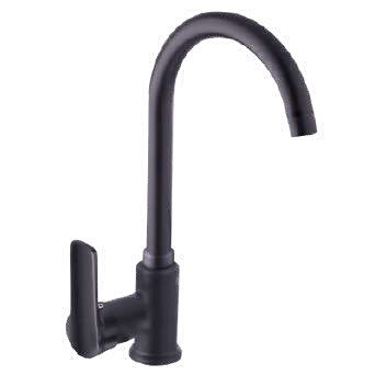 Lidya Black Kuğu Lavabo Bataryası CRM1013