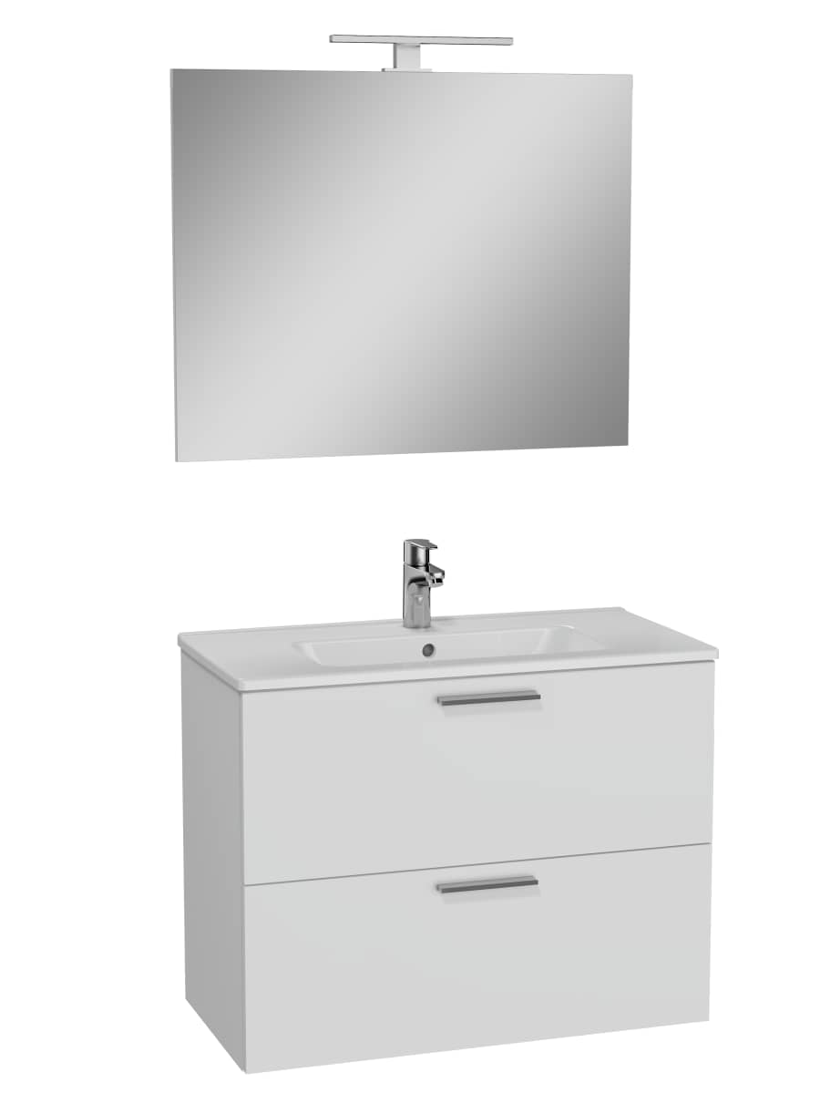 Mia Banyo Dolabı Seti Beyaz 75024