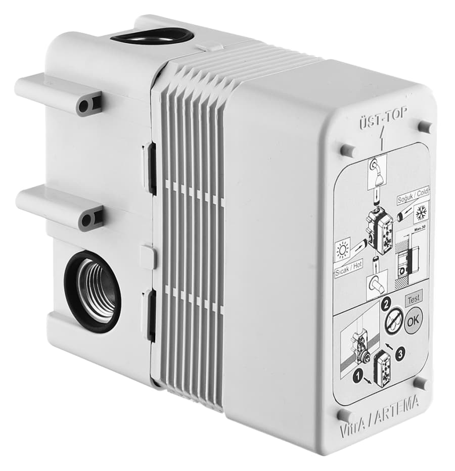 Minibox Ankastre Banyo Bataryası Krom A41949
