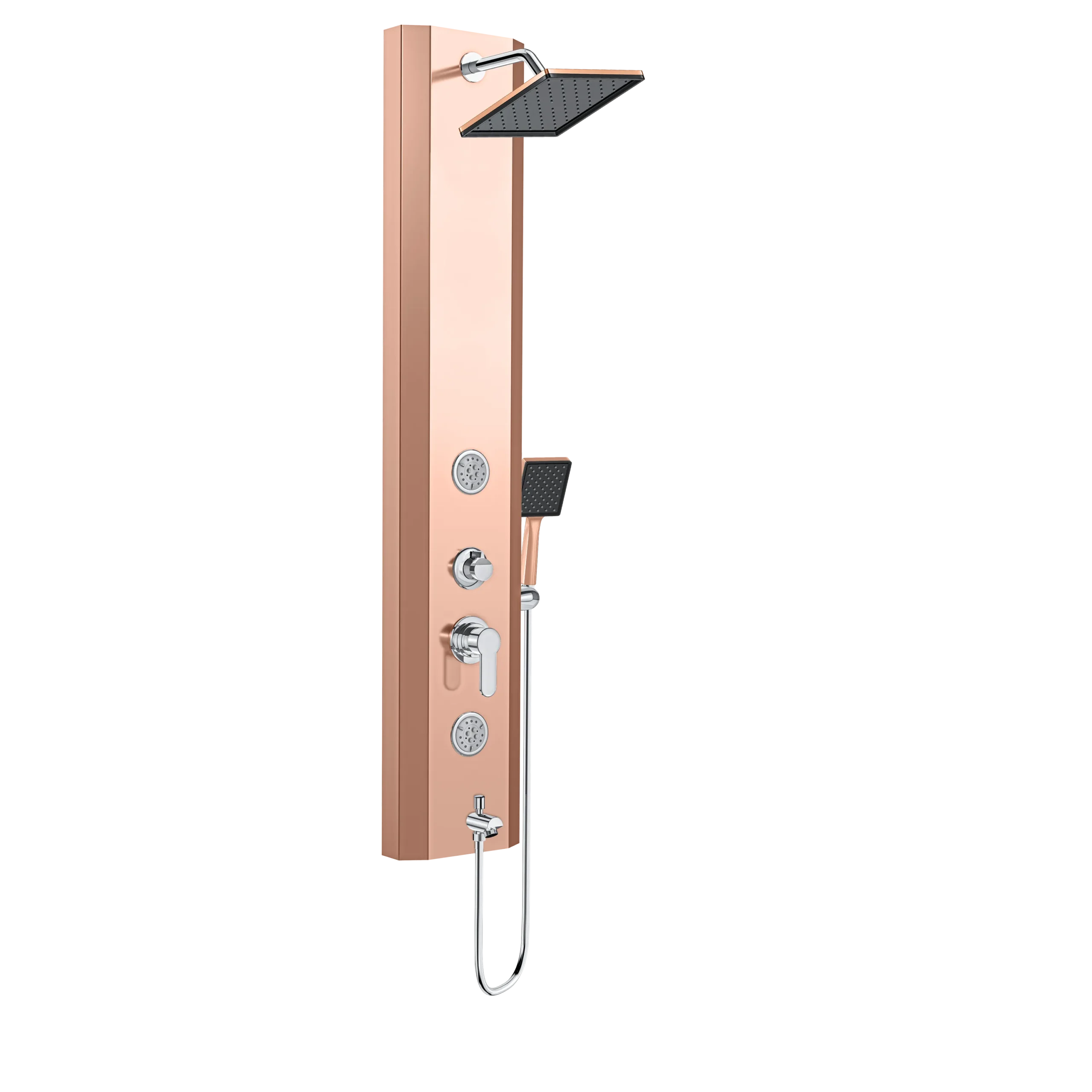 Panel Duş Sistemleri Evora Bronz Kare VS-1245