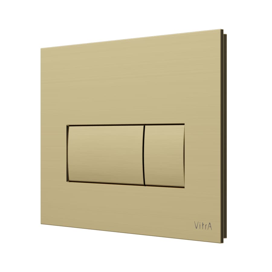 Root Square Kumanda Paneli Fırçalı Altın 740-2325