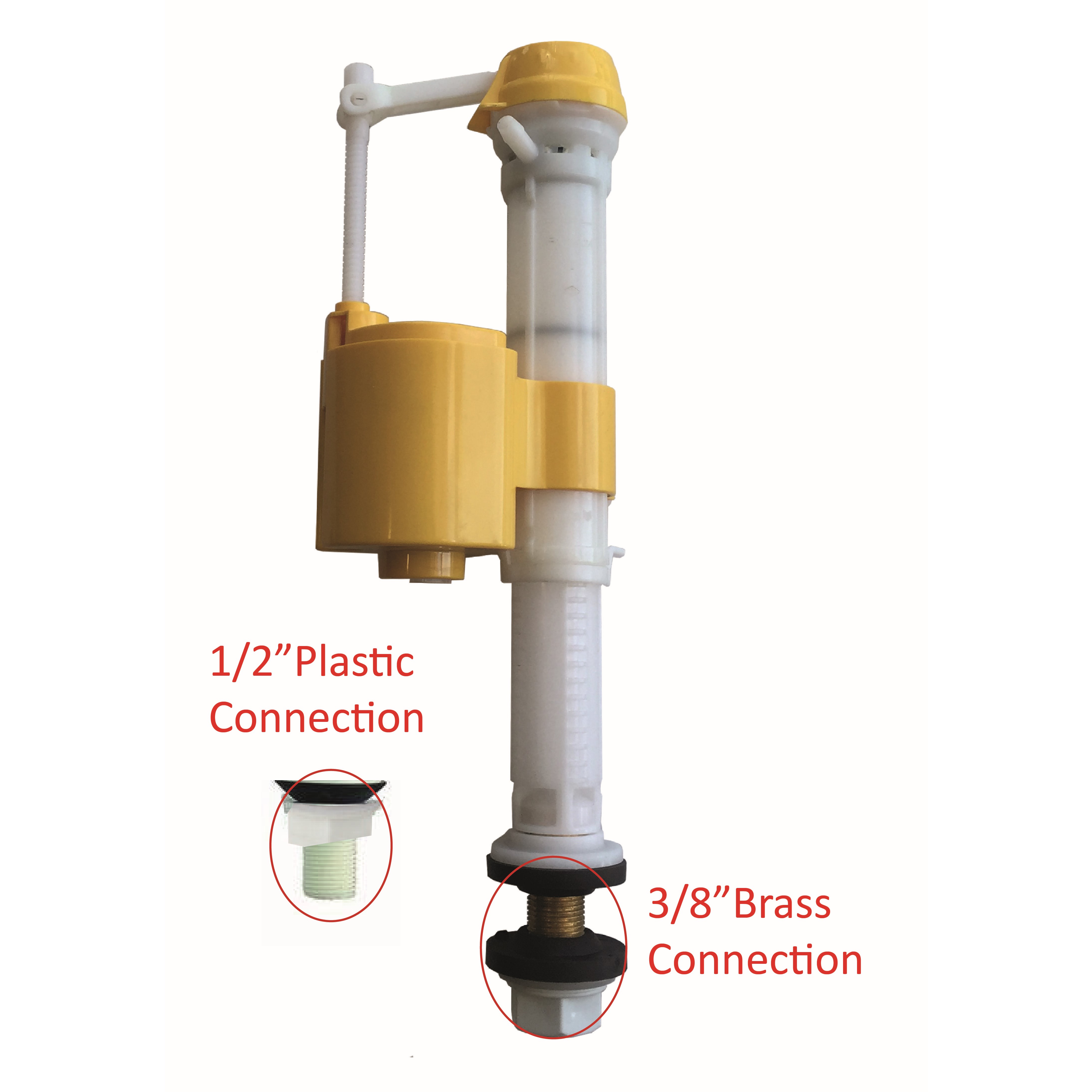 TELESKOPİK 1/2 PLASTİK BAĞLANTI